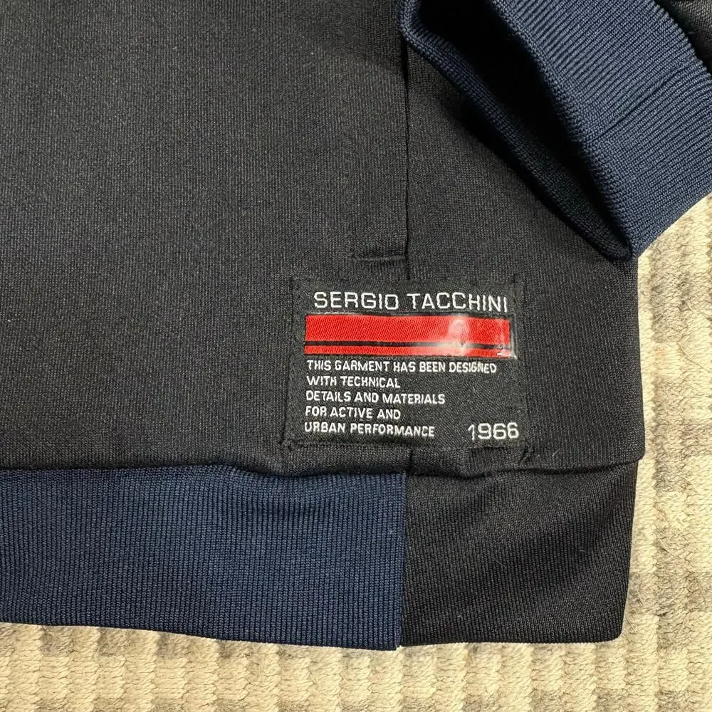Sergio Tacchini Urban Performance Technical Full-Zip Track Jacket Sz M
